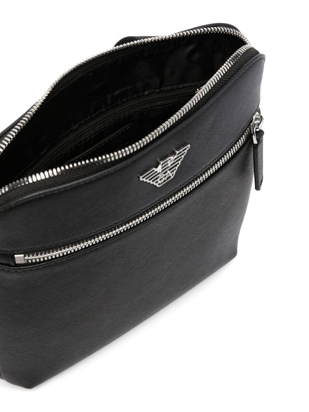 small faux-leather messenger bag Product Image