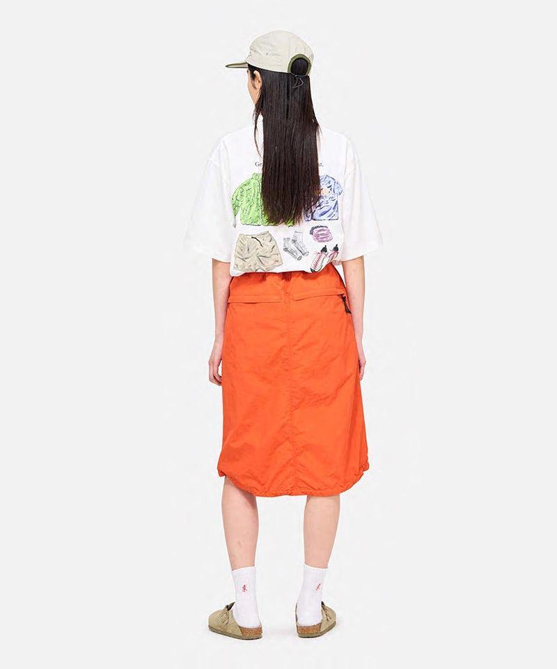 Nylon Packable Midi Skirt Female Product Image