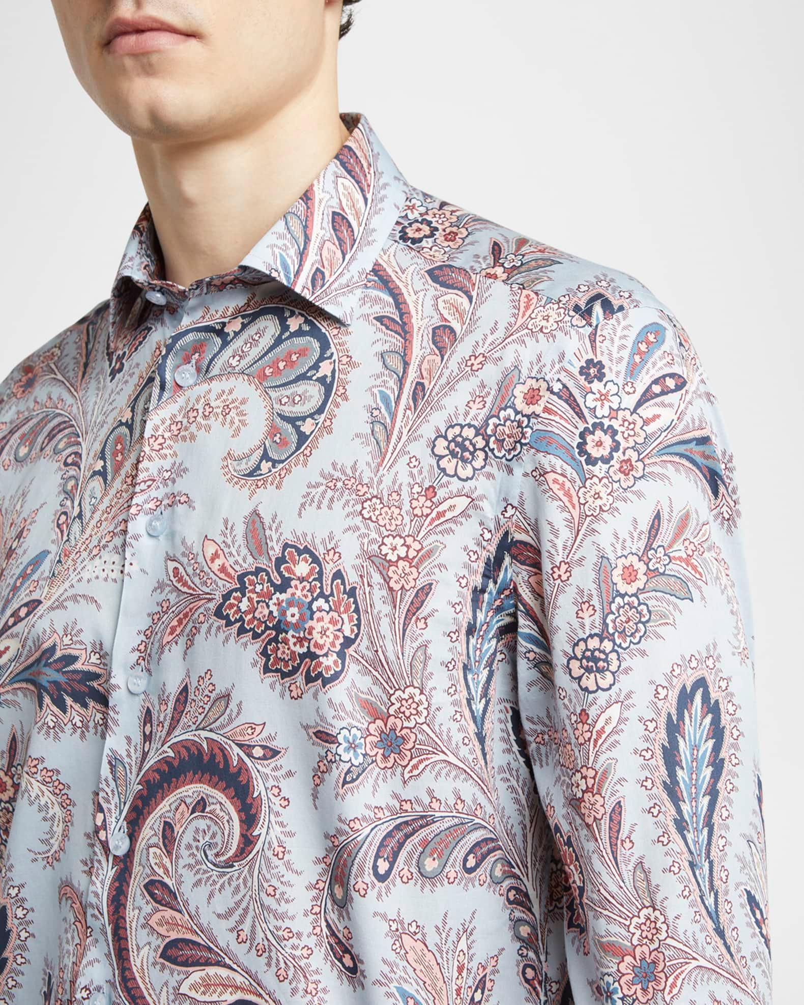 Men's Velvet Paisley Evening Jacket Product Image