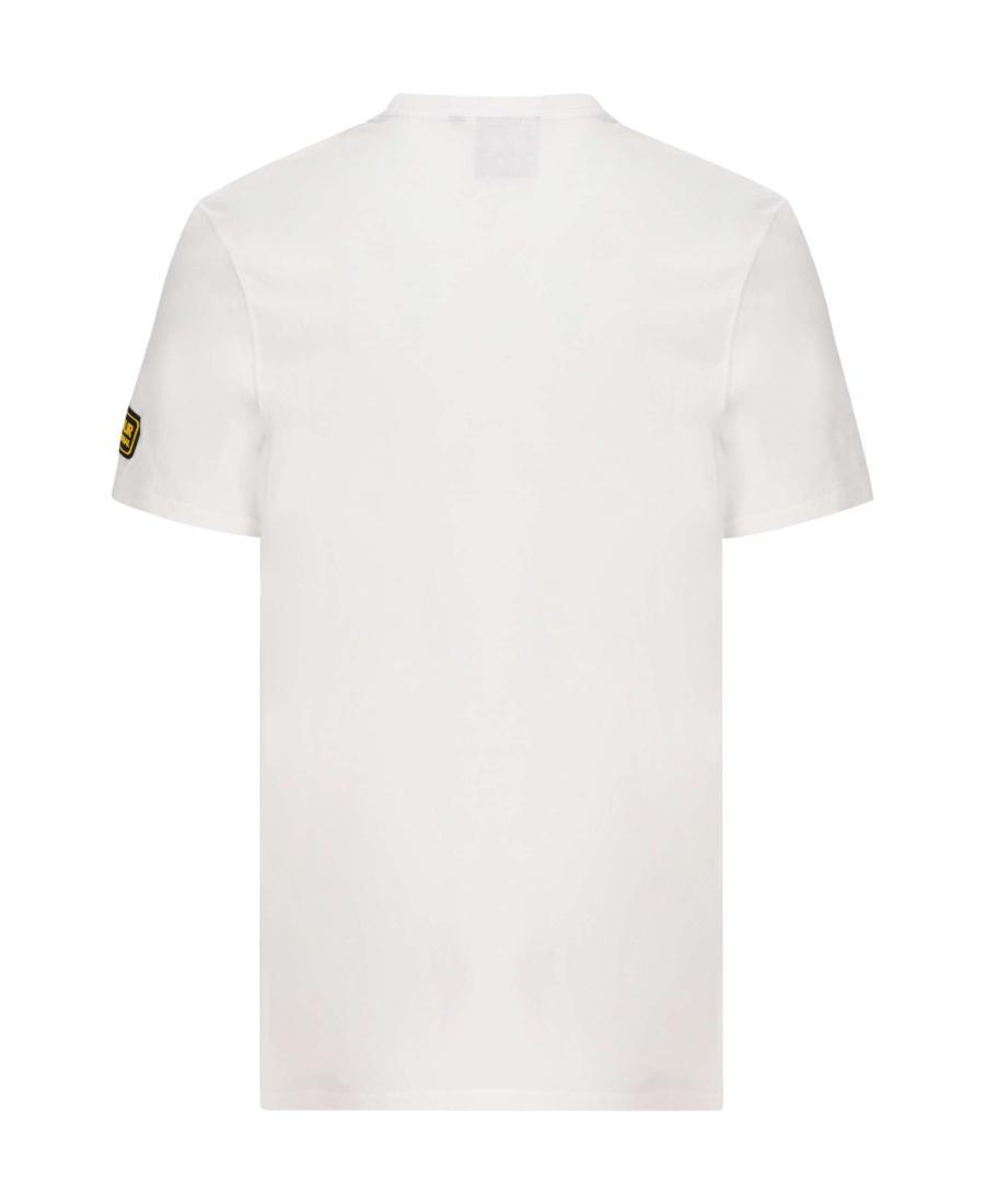 BARBOUR Short-sleeved Crewneck T-shirt In White Product Image