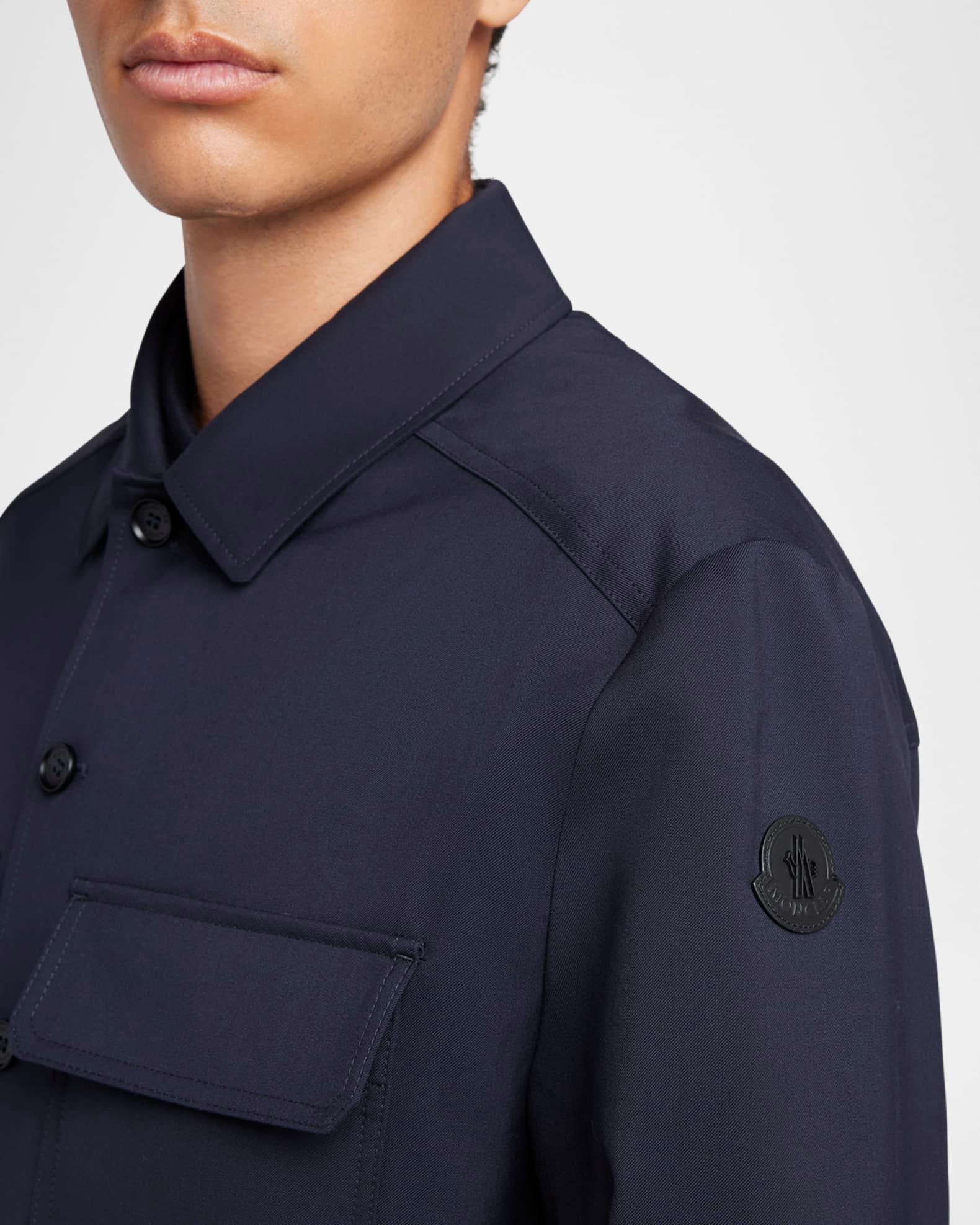 Men's Two-Pocket Casual Button-Down Shirt Product Image