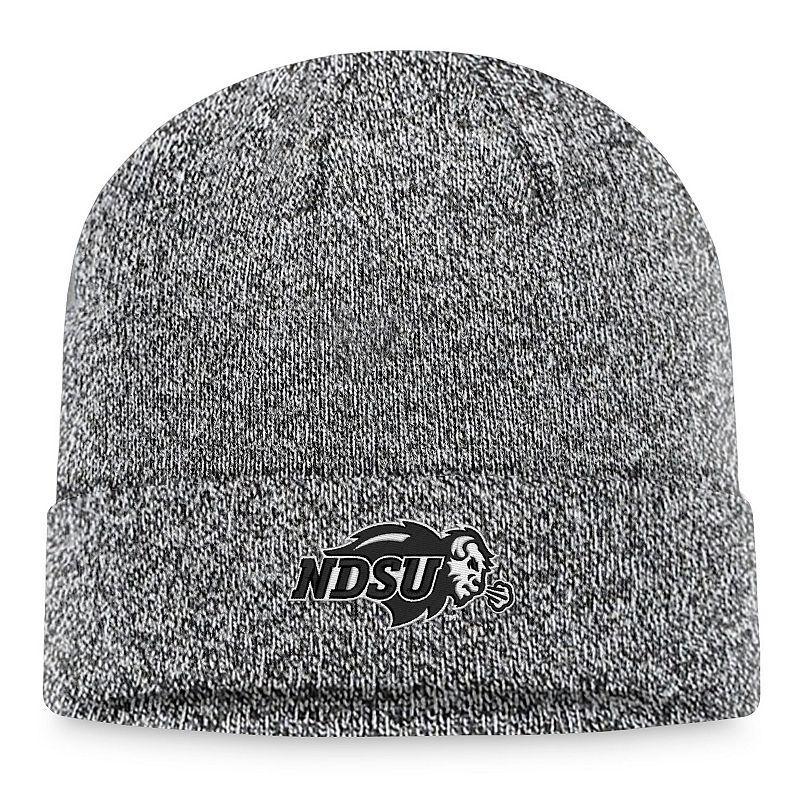Men's Top of the World Heather Black NDSU Bison Cuffed Knit Hat, Nds Charco Product Image