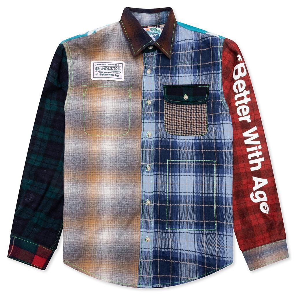 *Better with Age x Pendleton Whitney Reversible Flannel Overshirt - Multi Male Product Image