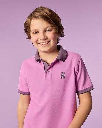 KIDS RIVIERA PIQUE POLO SHIRT - B0K640C200 Product Image