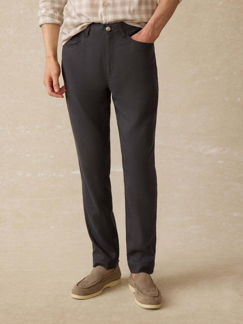 Movement™ Linen 5-Pocket Pant - Washed Black Product Image