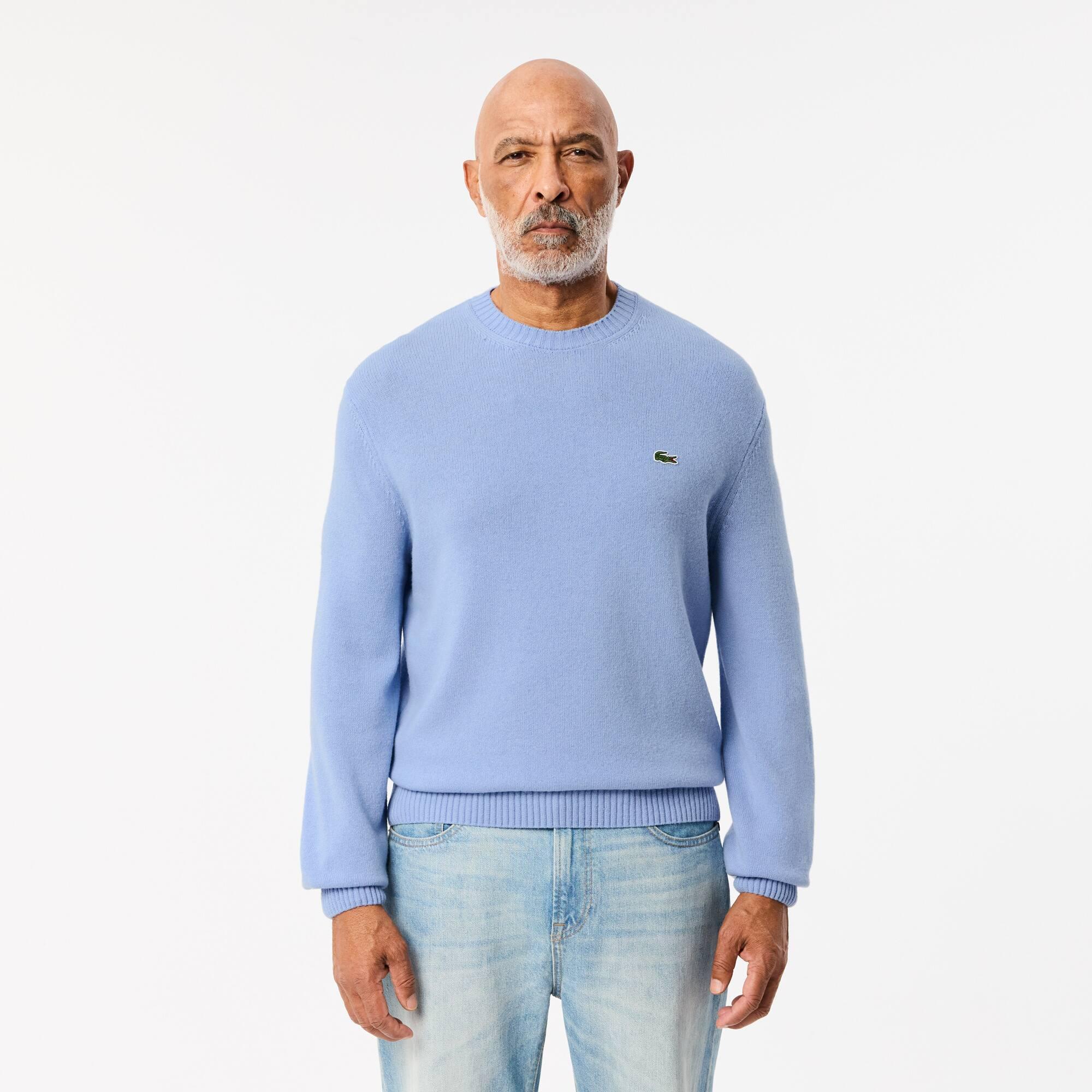 Carded Wool Crew Neck Sweater Product Image