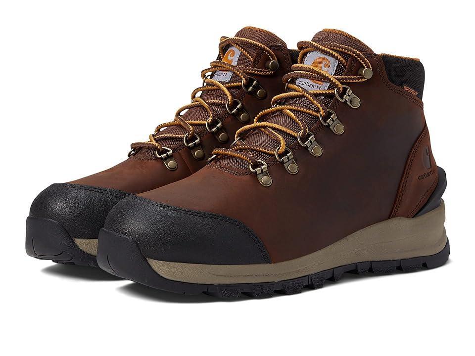 Carhartt Gilmore Waterproof 5 Alloy Toe Work Hiker (Dark Oil Tanned) Men's Shoes Product Image