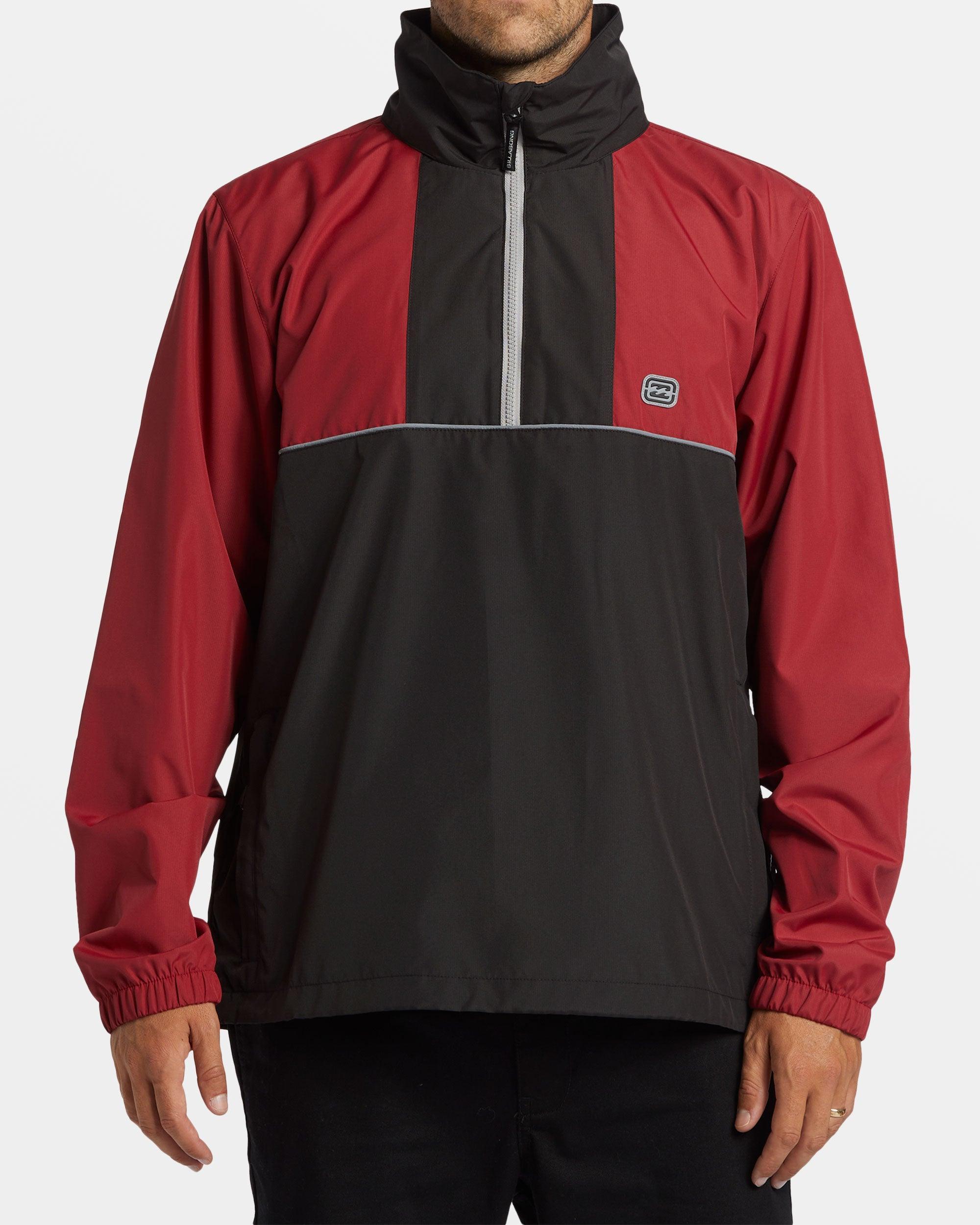 Spec 73 Windswell Half-Zip Windbreaker - Dusty Red Male Product Image
