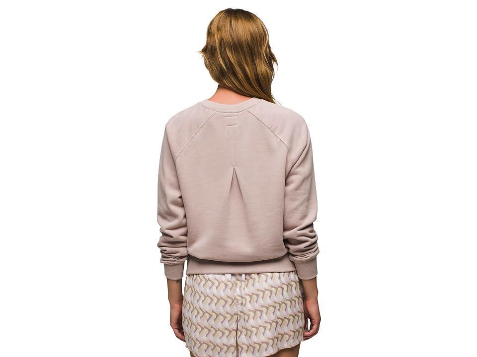 Prana Cozy Up Sweatshirt (Charcoal Heather) Women's Sweatshirt Product Image