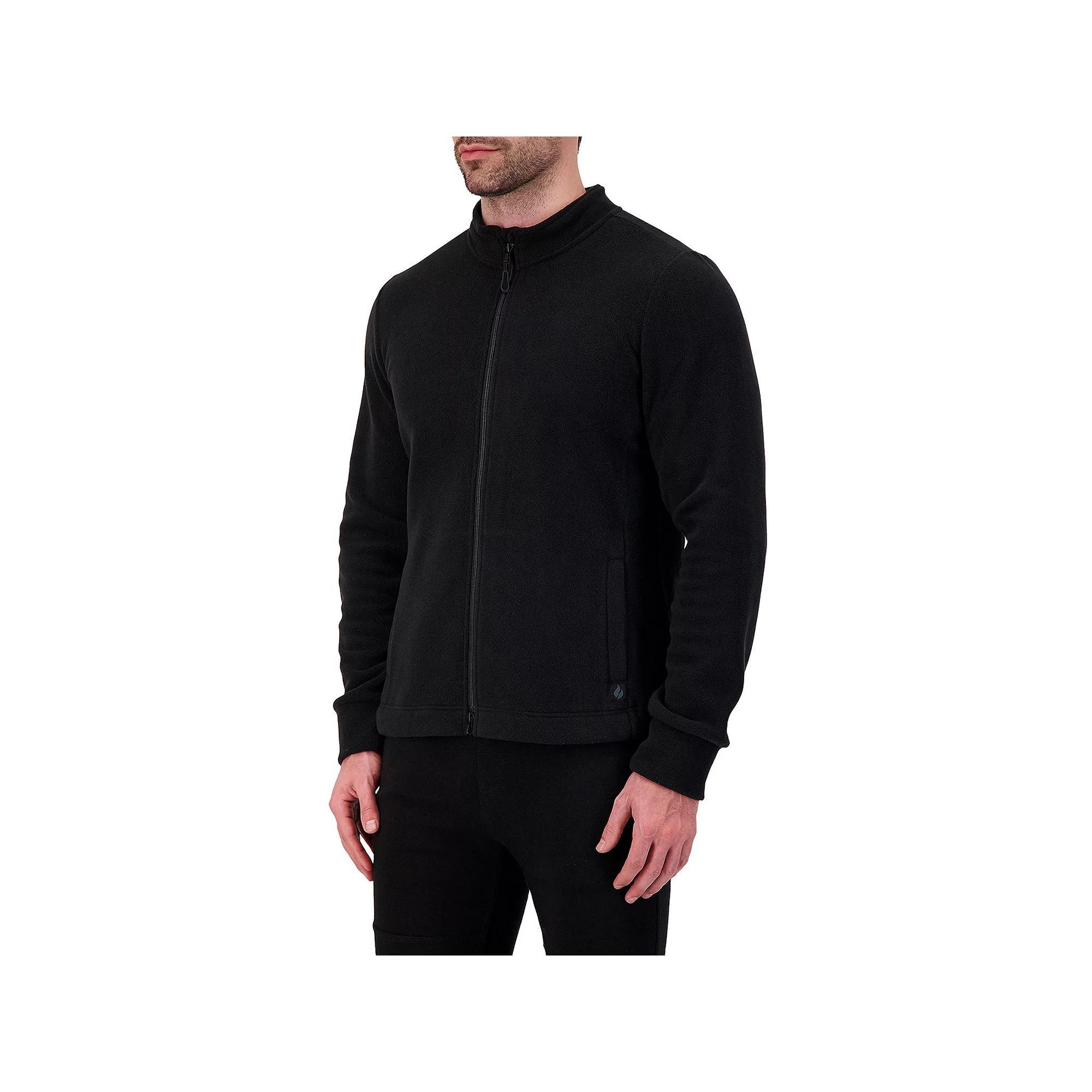 Mens Heat Holders Original Fleece Double Zipper Jacket Product Image