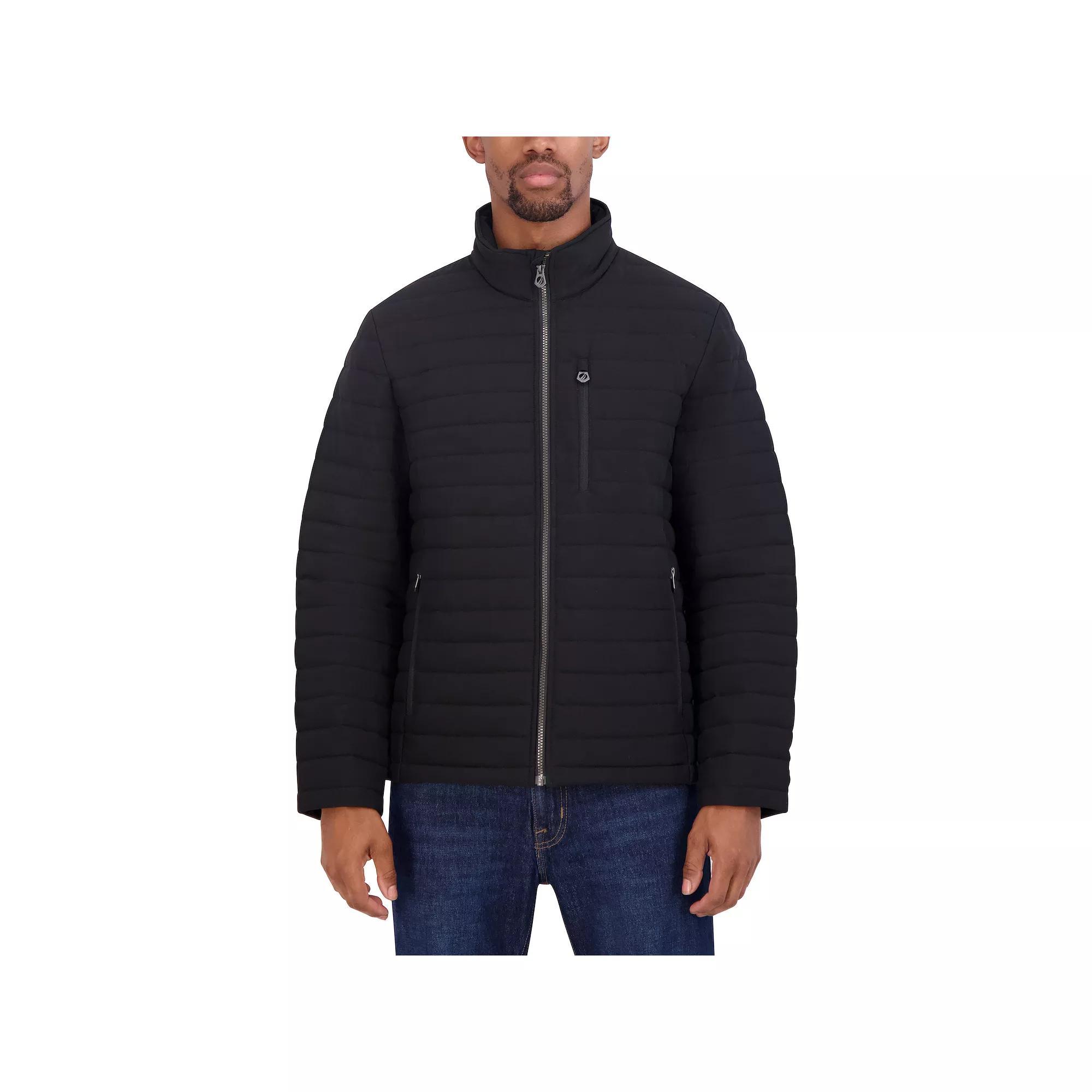 Men's Nautica Lightweight Quilted Jacket, Size: Large, Black Product Image