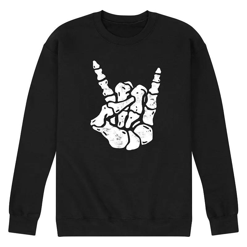Mens Rocker Skeleton Hand Sweatshirt Product Image