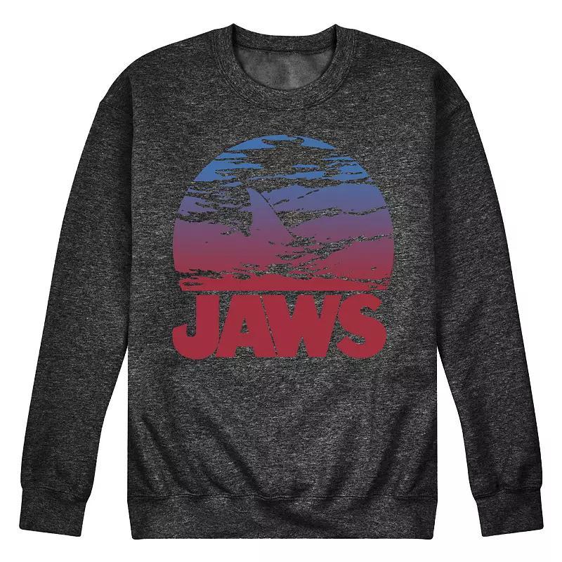 Mens Jaws Ombre Fleece Sweatshirt Pink Product Image