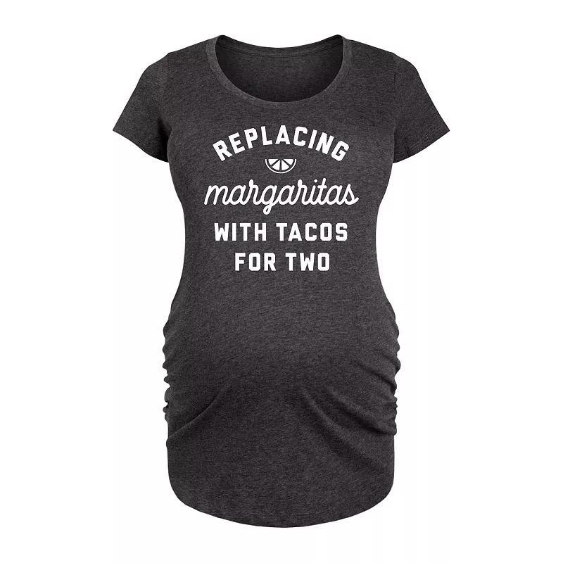 Maternity Dr. Seuss Grinch Ew.. People Graphic Tee, Womens Heather Grey Product Image