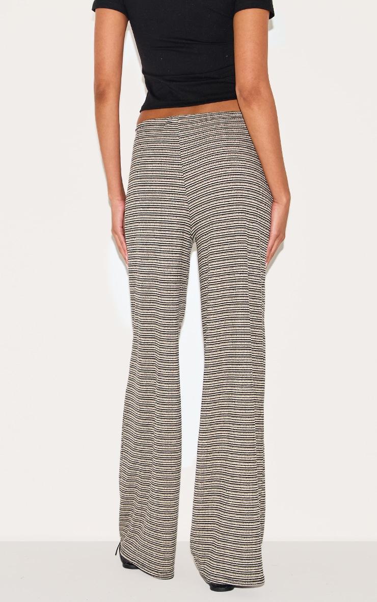 Stone Striped Contrast Drawstring Slouchy Pants Product Image