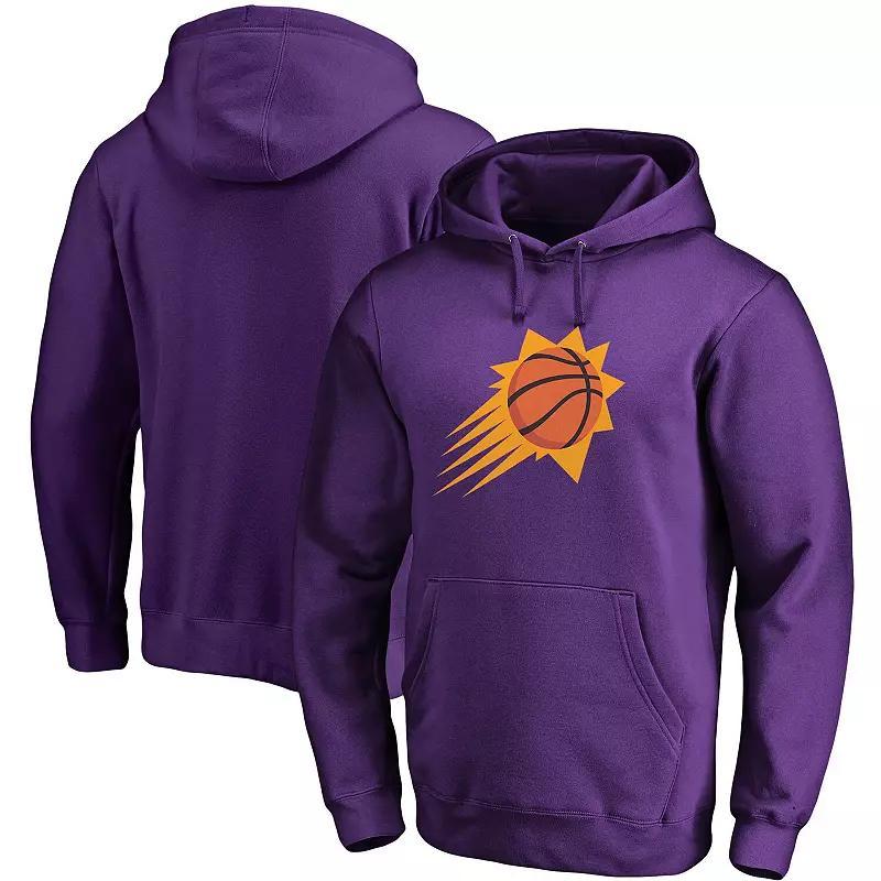 Men's Fanatics Branded Purple Phoenix Suns Icon Primary Logo Fitted Pullover Hoodie, Size: 4XL, Phx Purple Product Image