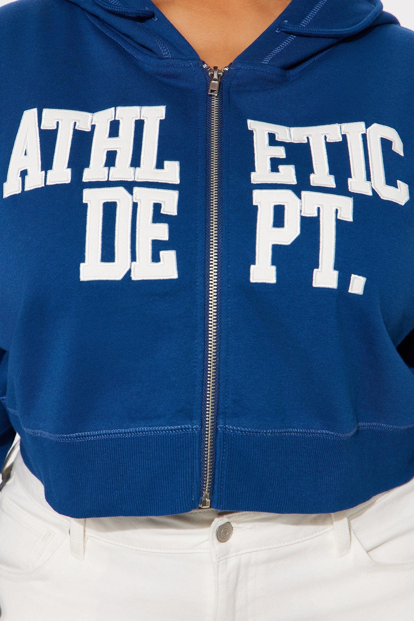 Athletic Dept Zip Up Hoodie - Navy Product Image