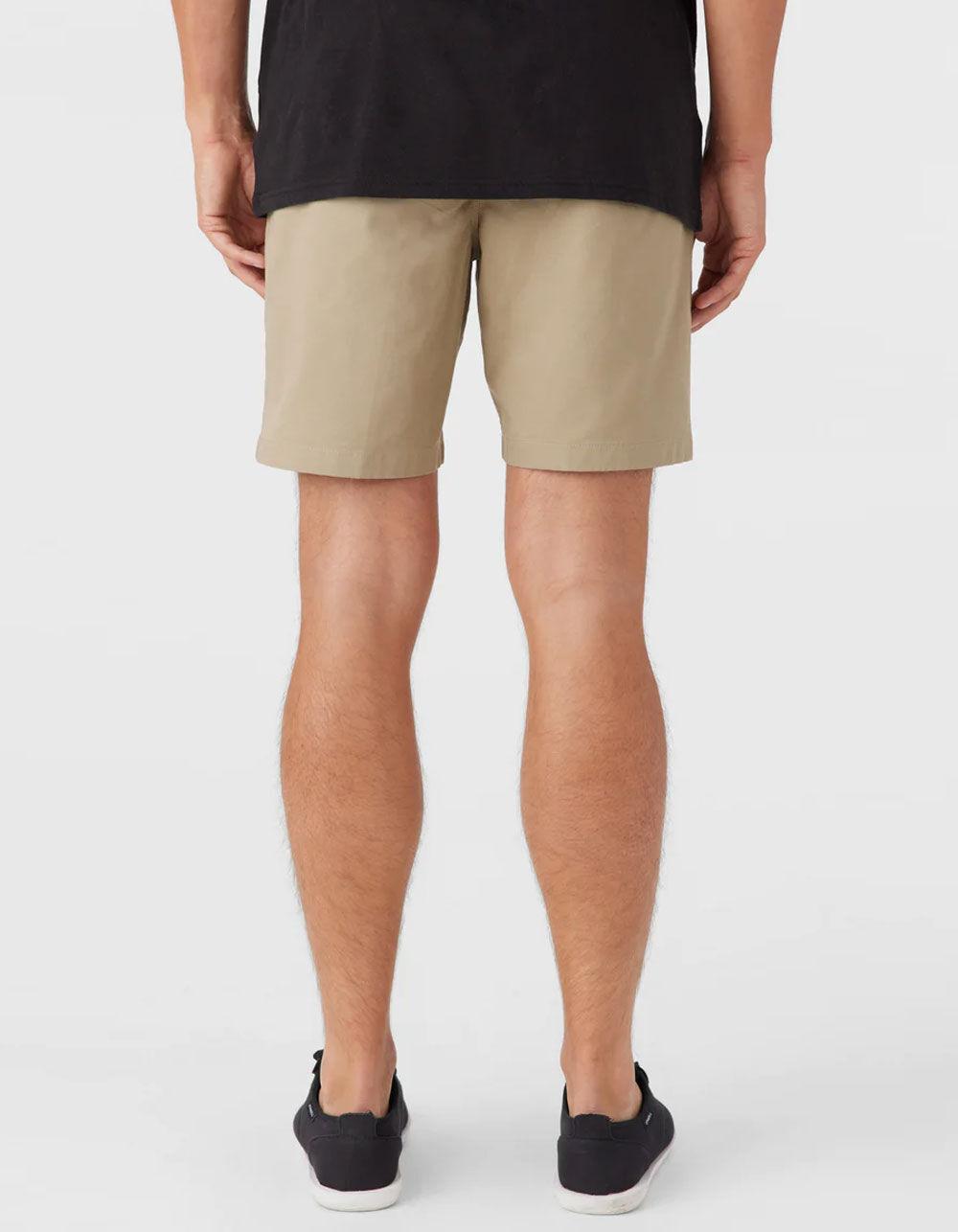 O'NEILL Porter Mens 18" Elastic Waist Shorts - KHAKI Product Image