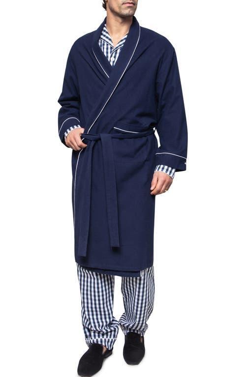 Petite Plume Cotton Flannel Robe Product Image