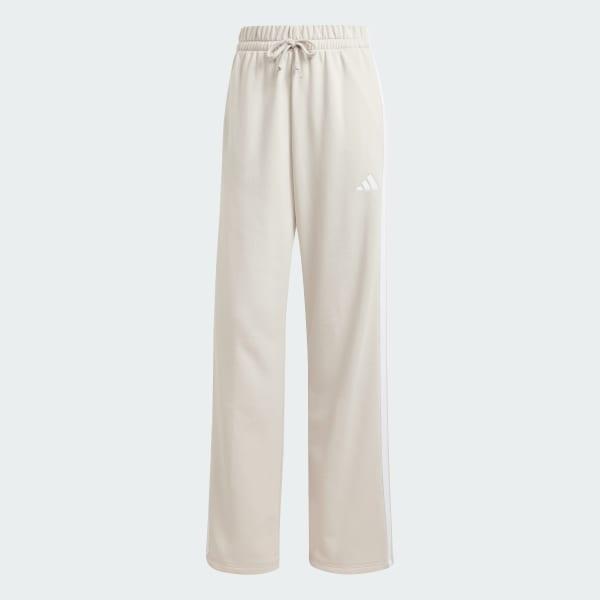 Women's adidas Essentials Small Logo Fleece Pants, Size: XL, Wonder Alumina White Product Image