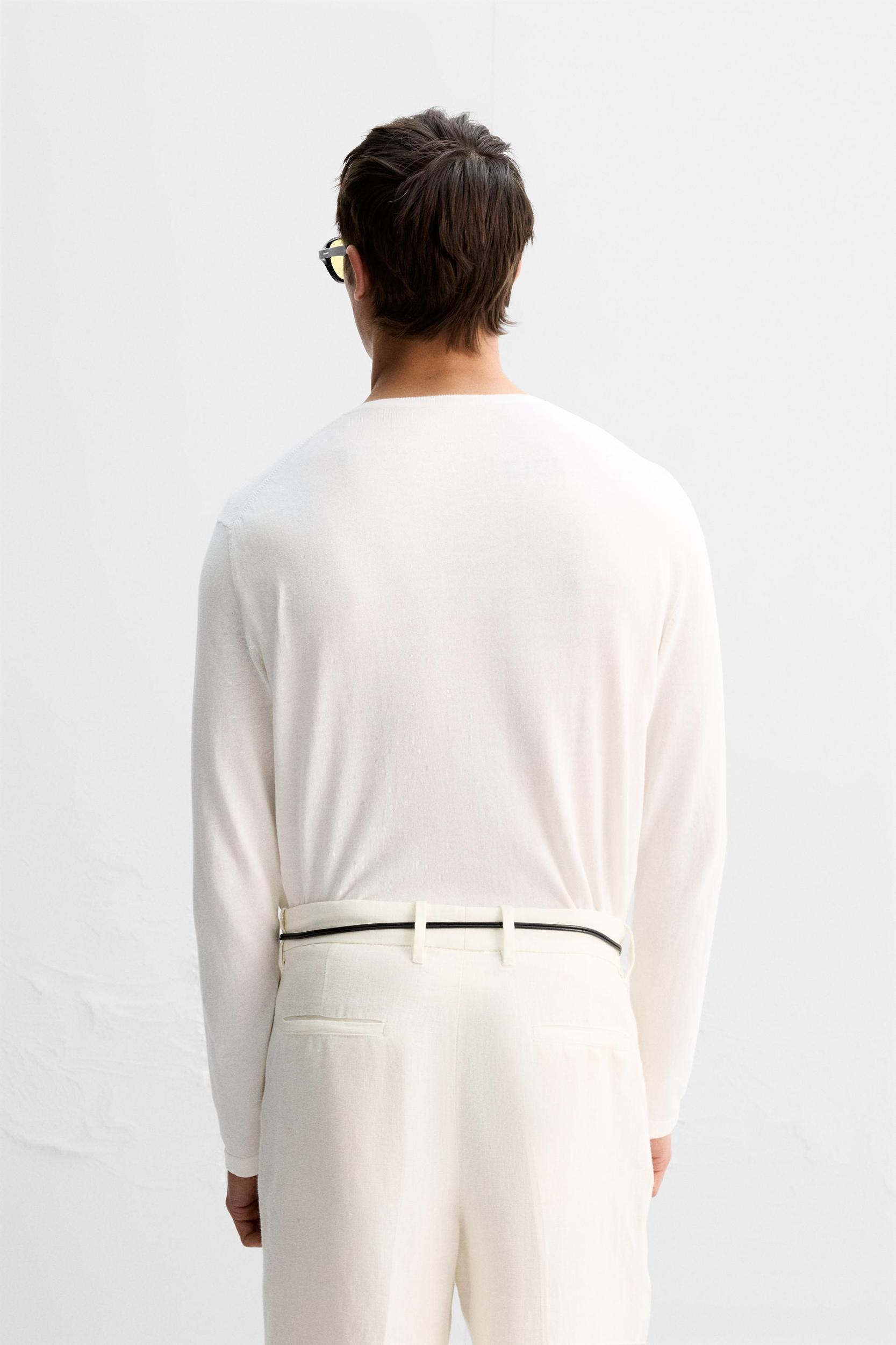 LIMITED EDITION KNIT BUTTON-NECK T-SHIRT Product Image