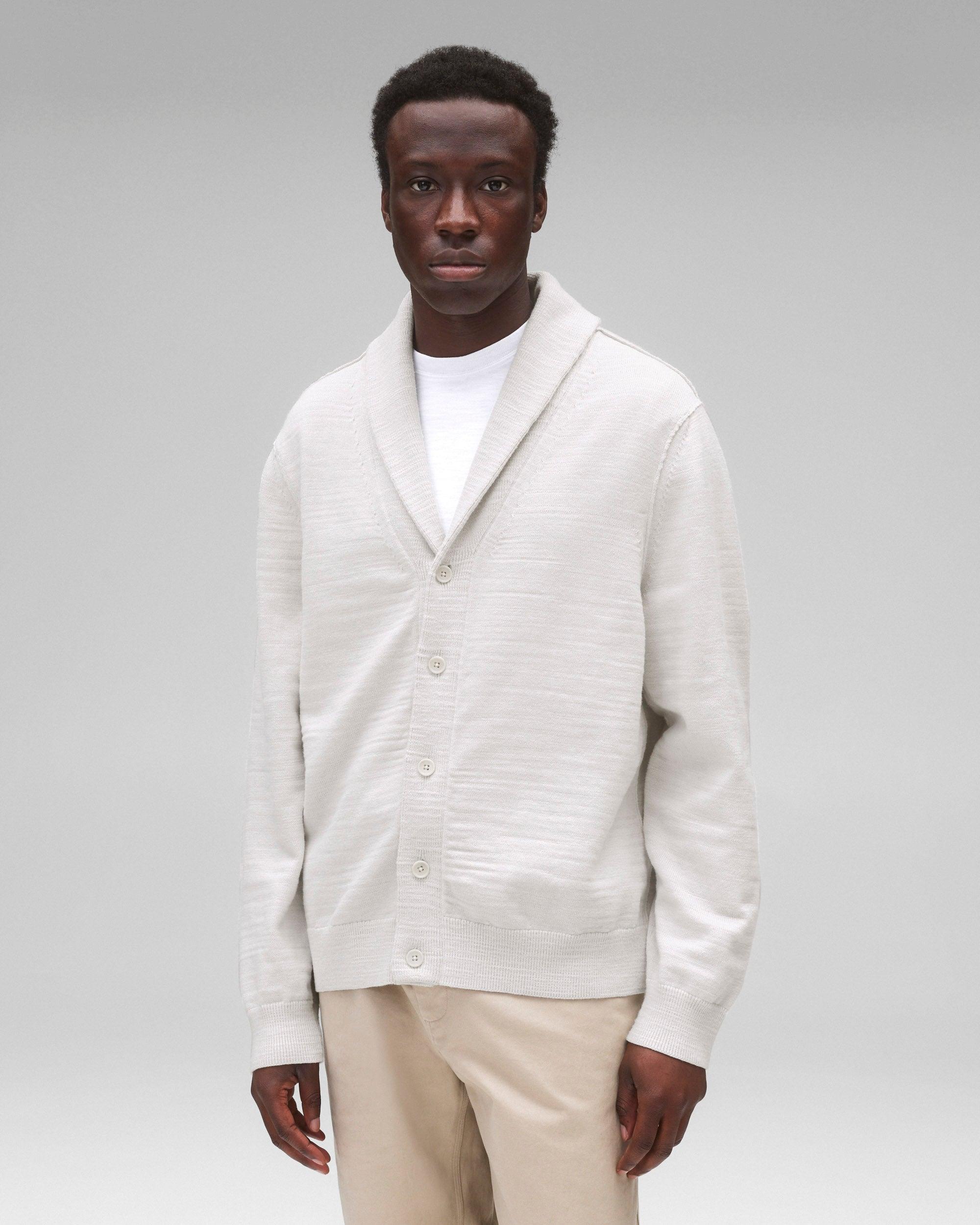 Cotton Slub Laurel Shawl Cardigan Male Product Image