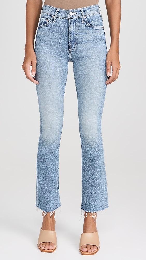 MOTHER The Outsider Flood Fray Jeans | Shopbop Product Image