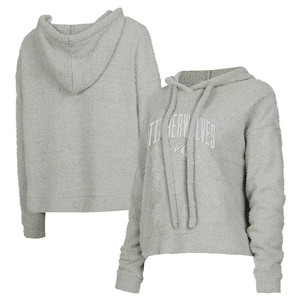 Women's Concepts Sport  Gray Minnesota Timberwolves Ventura Comfy Pullover Hoodie, Size: Medium, Grey Product Image