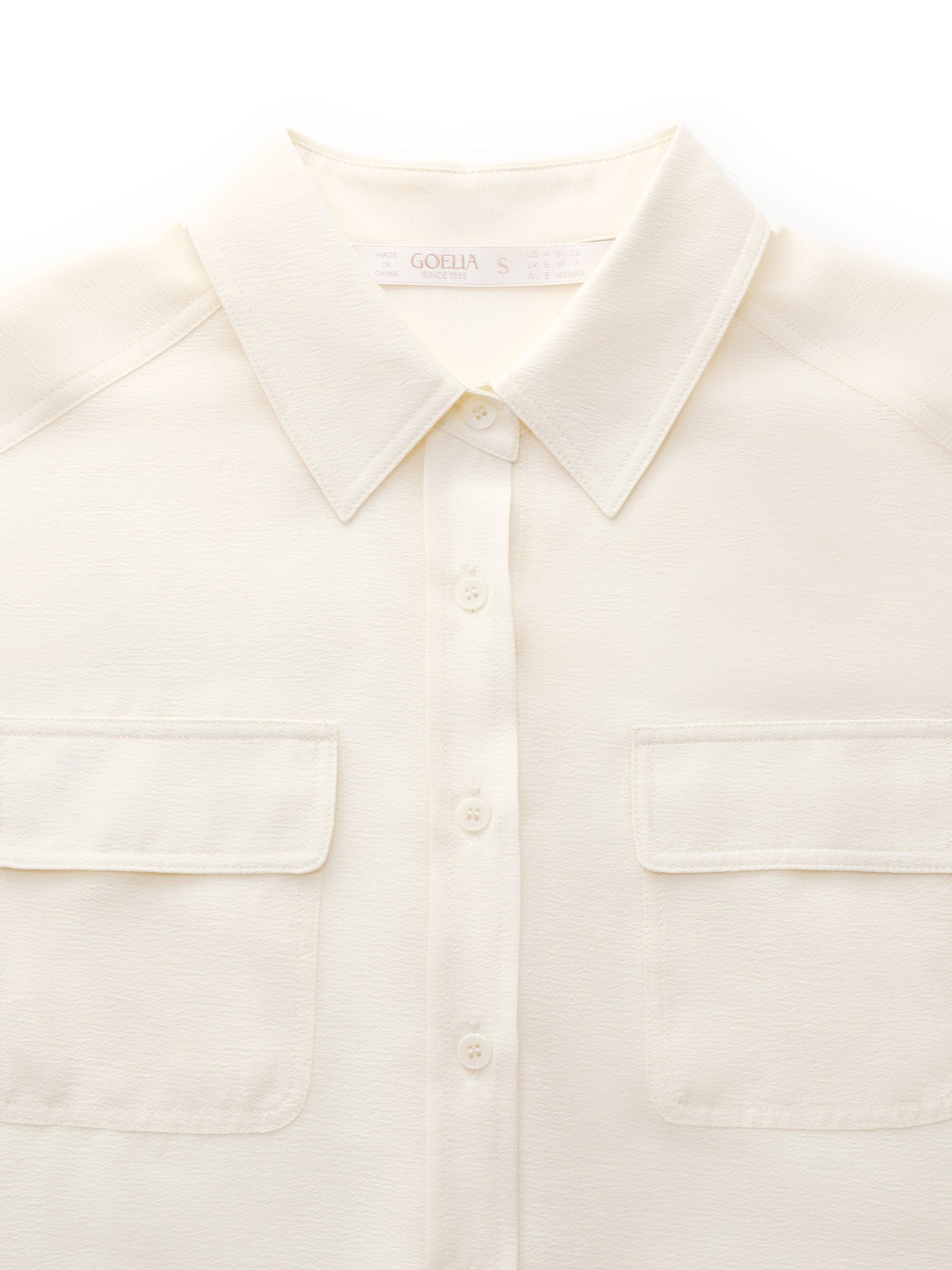 Acetate Blend Women Cap Sleeve Sheer Shirt Product Image
