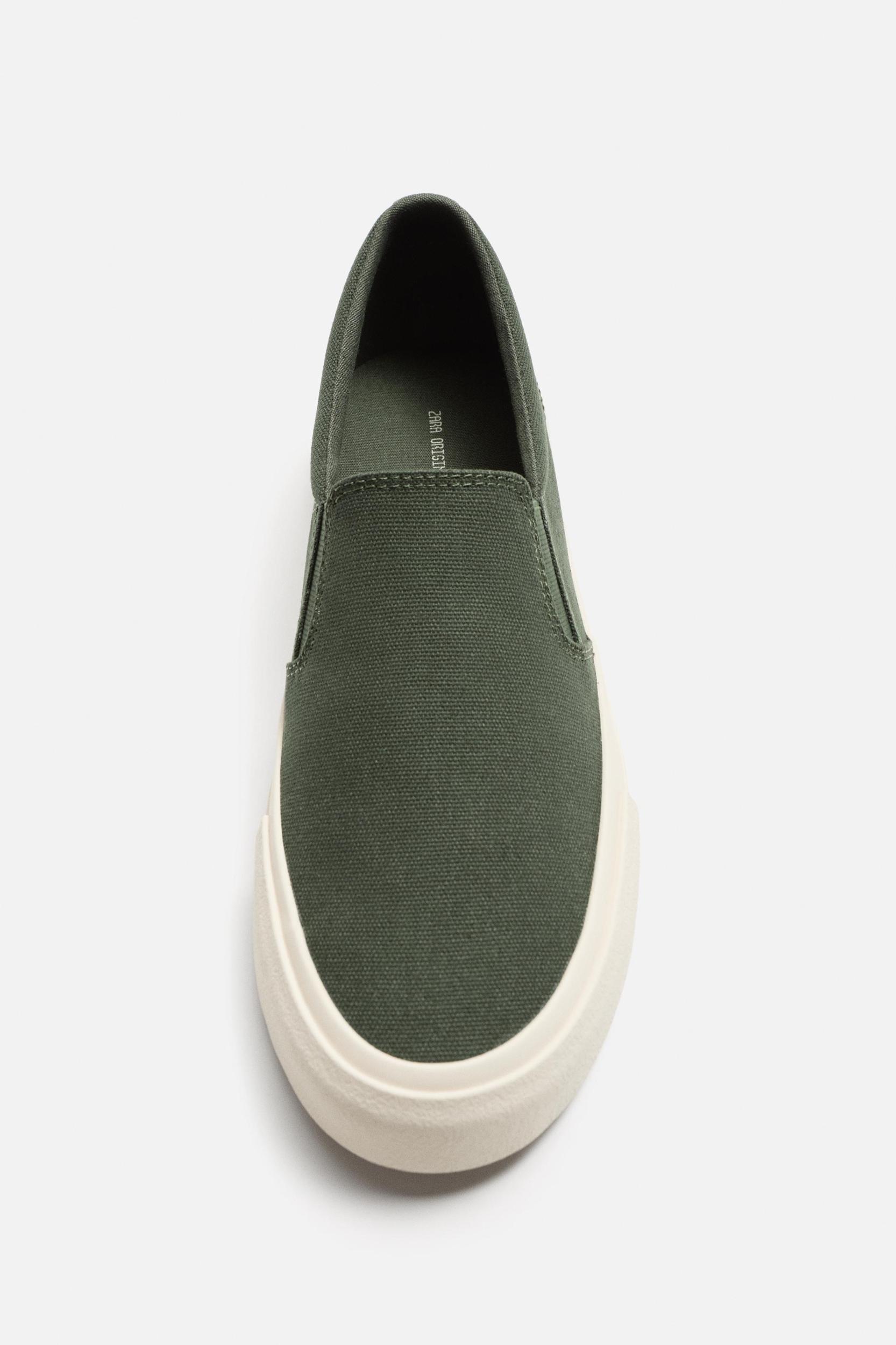 FABRIC LACELESS SNEAKERS Product Image