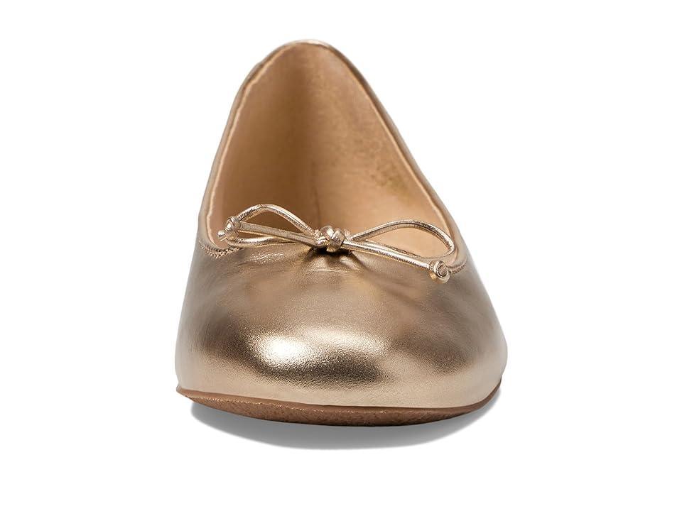 Jack Rogers Kenlyn Ballet Metallic Leather Bow Flats Product Image
