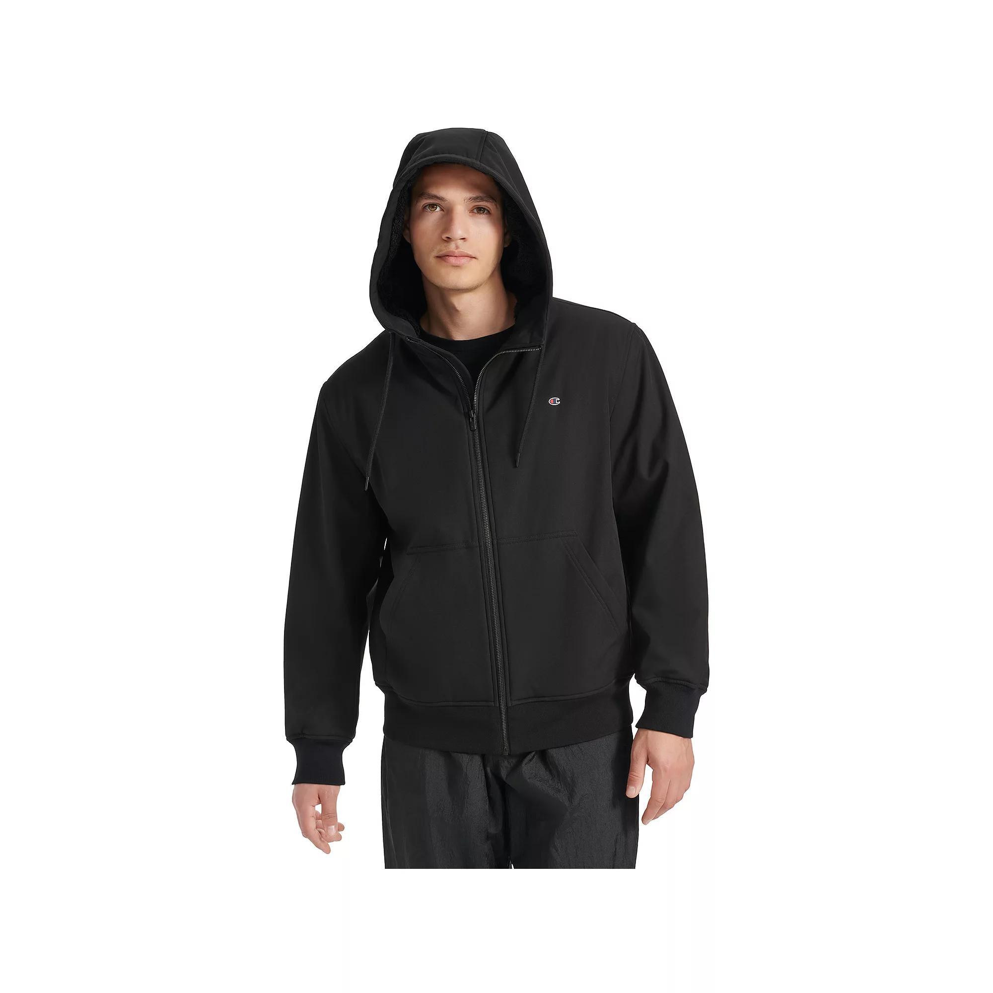 Men's Champion® Sherpa Lined Hoodie, Size: Medium, Rain Green Product Image