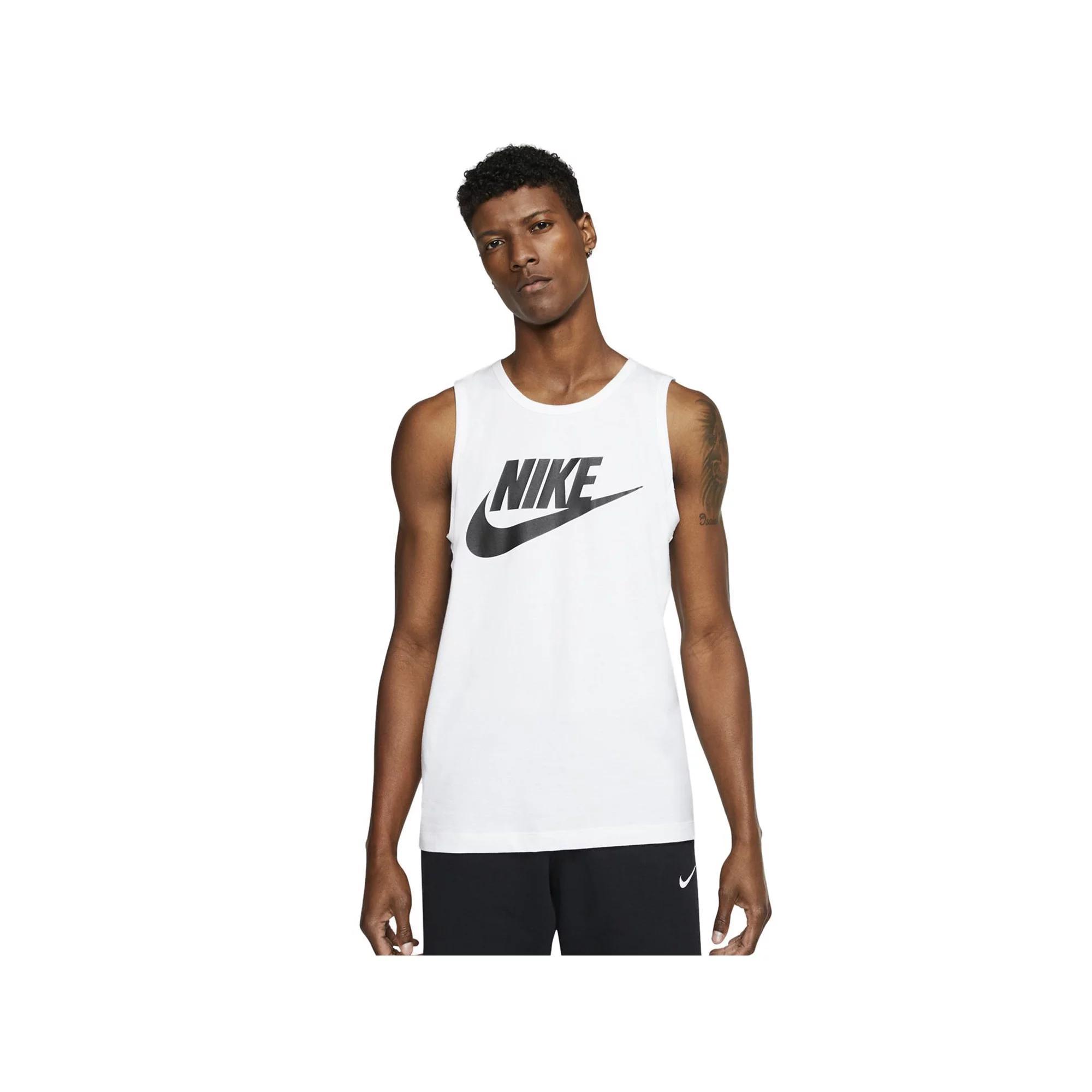 Men's Nike Sportswear Tank Top, Size: XXL, White Black Product Image