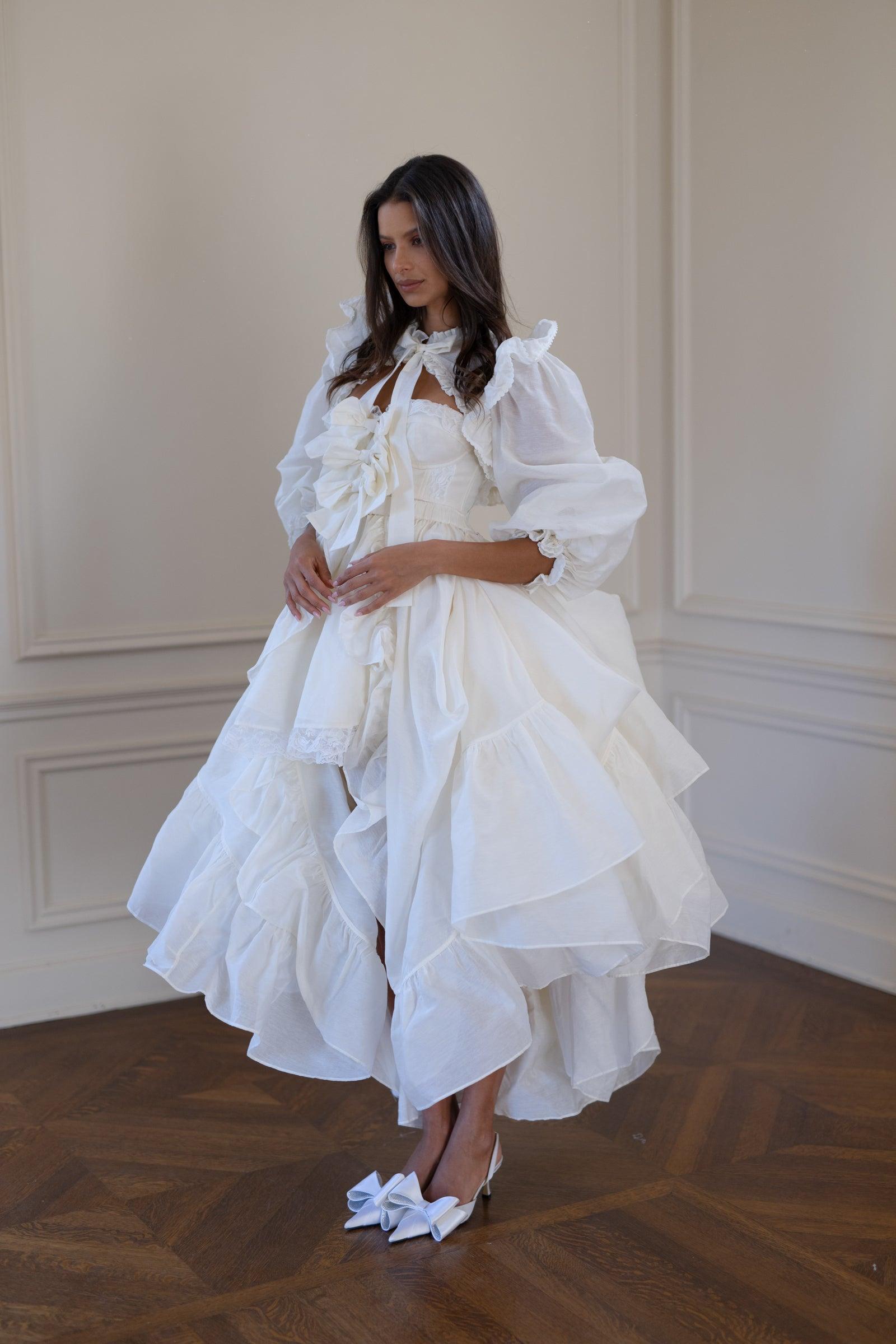 The Ivory Organdy Cake Shop Dress Product Image