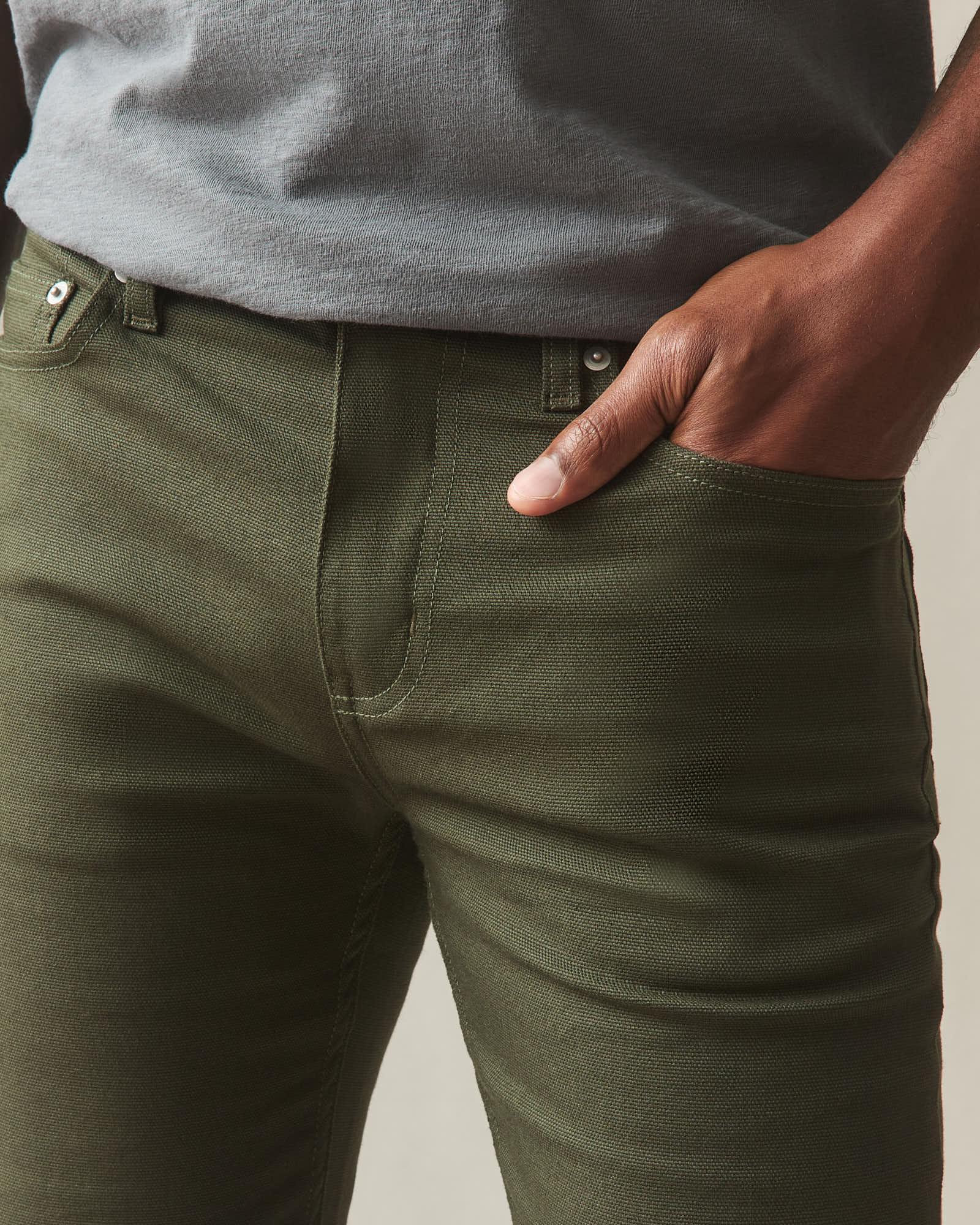 Men's Roughneck Pant Straight - Deep Olive Product Image