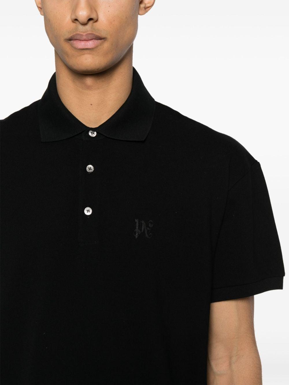 logo-embroidered cotton polo shirt Product Image