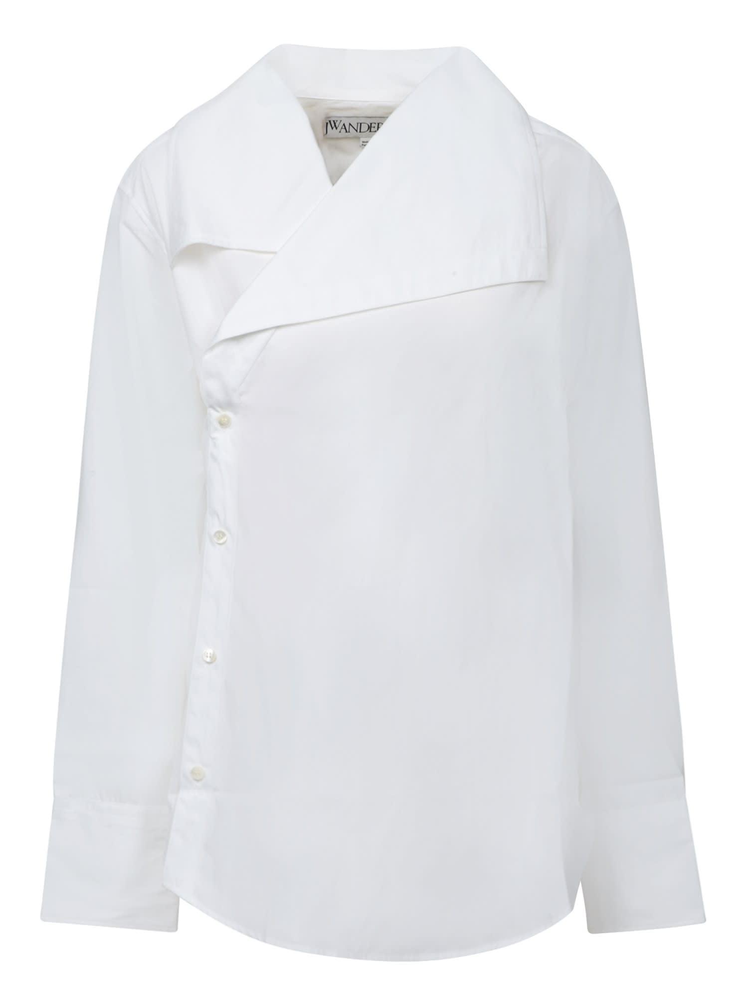 JW ANDERSON Oversized Collar Shirt In White Product Image
