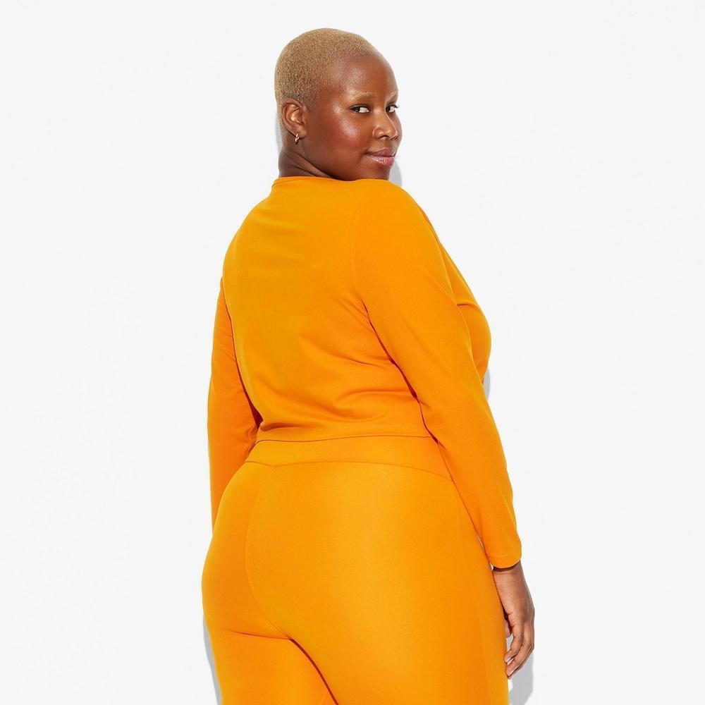 Womens Game Day Cardigan - Wild Fable Dark Orange XXL Product Image