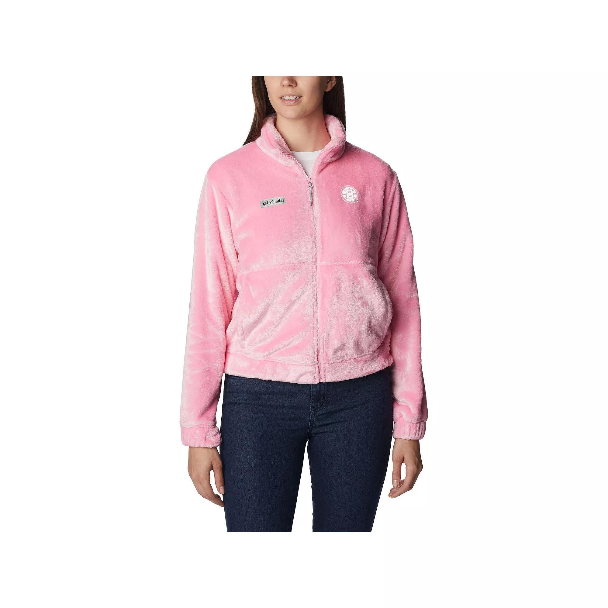 Women's Columbia Pink New York Rangers Fire Side Full-Zip Jacket, Size: Small, Ran Pink Product Image