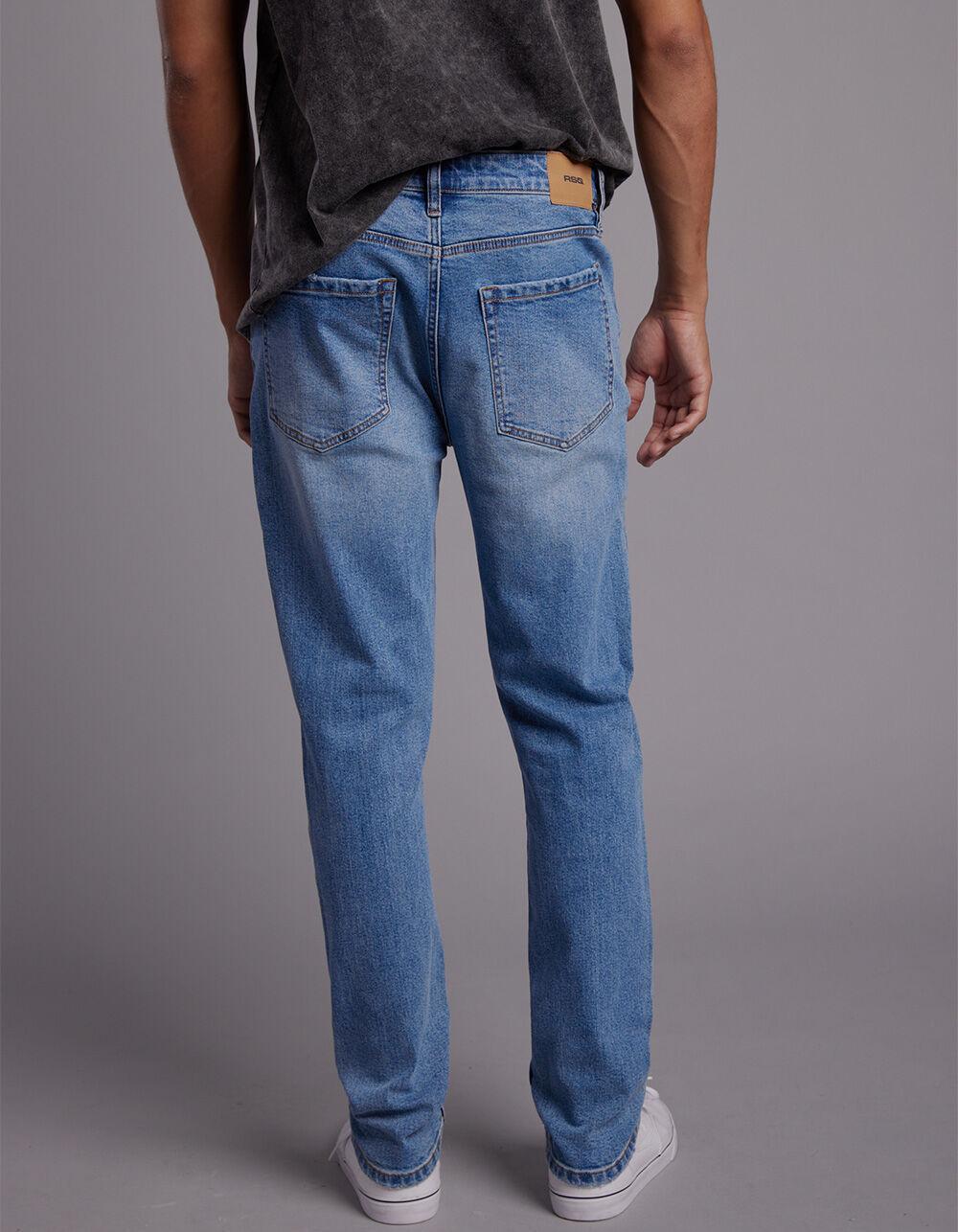 RSQ Mens Relaxed Taper Medium Tint Denim Jeans - MEDIUM WASH Product Image