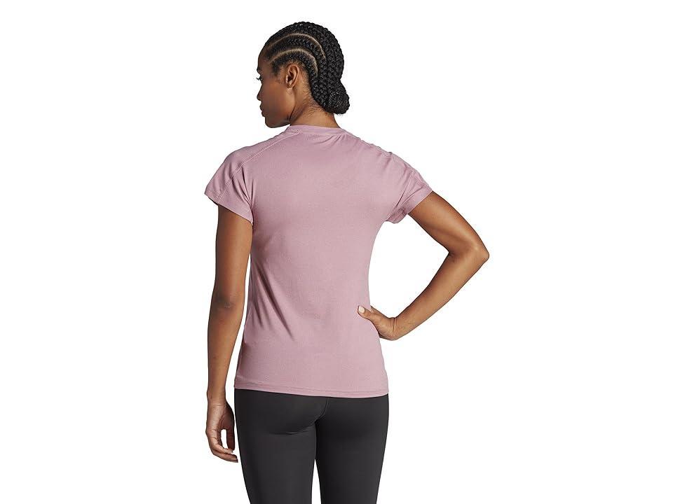 Women's adidas AEROREADY Train Essentials Minimal Tee, Size: XX Small, Black Product Image