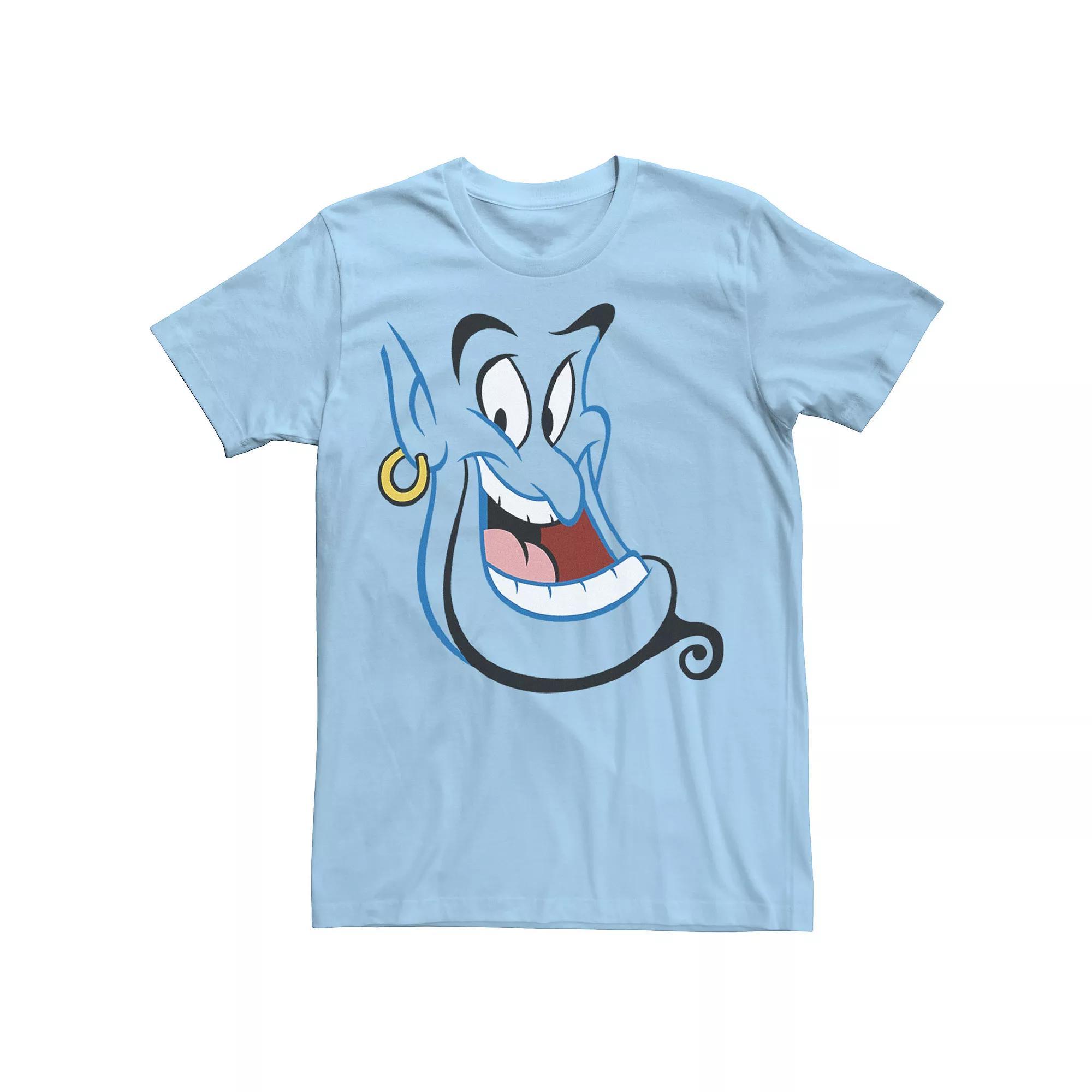 Men's Disney's Aladdin Genie Face Costume Tee, Size: Large, Light Blue Product Image