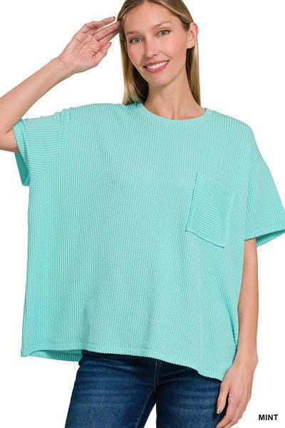 Off White Spring Pocket Tee Product Image