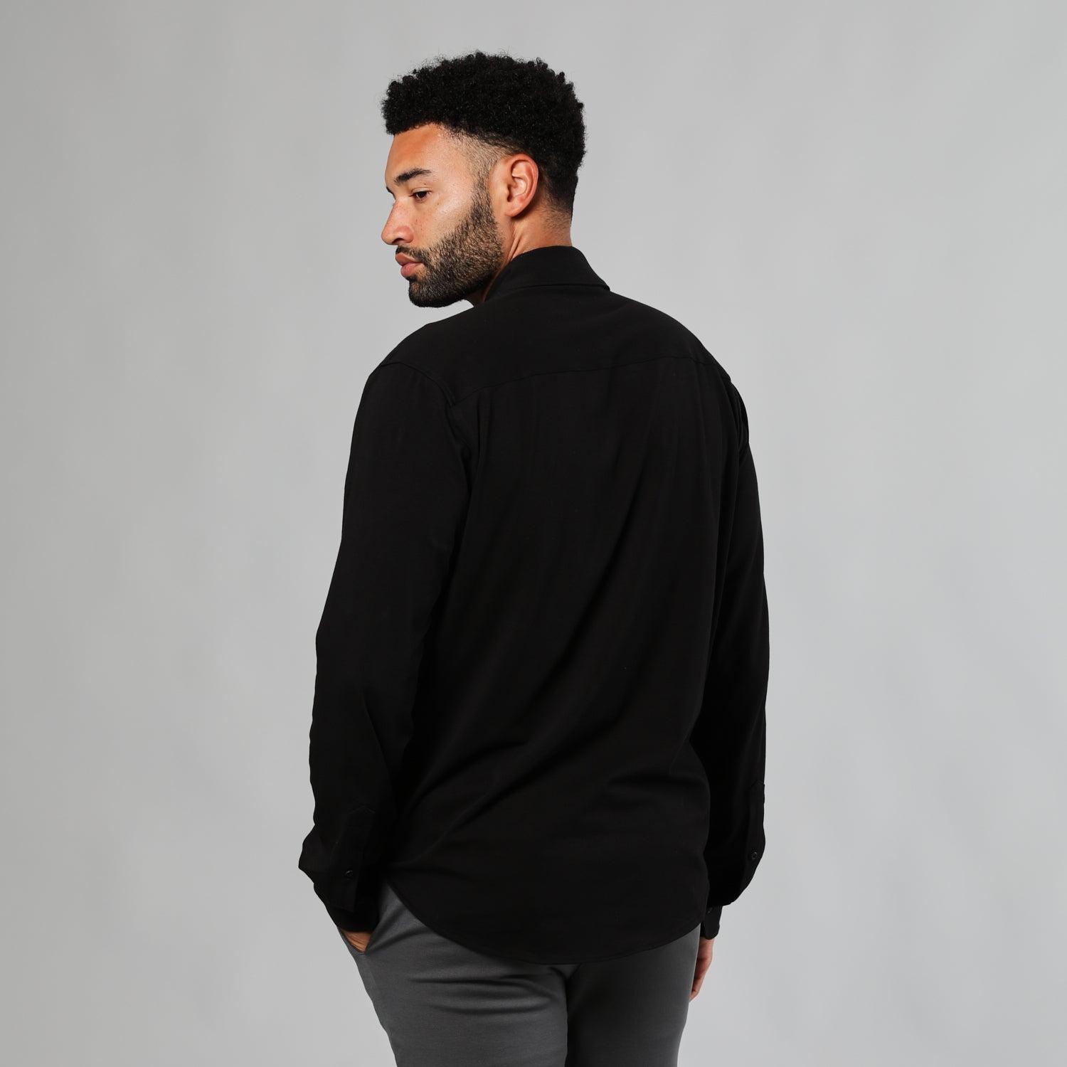 Navy Short Sleeve Knit Shirt Product Image