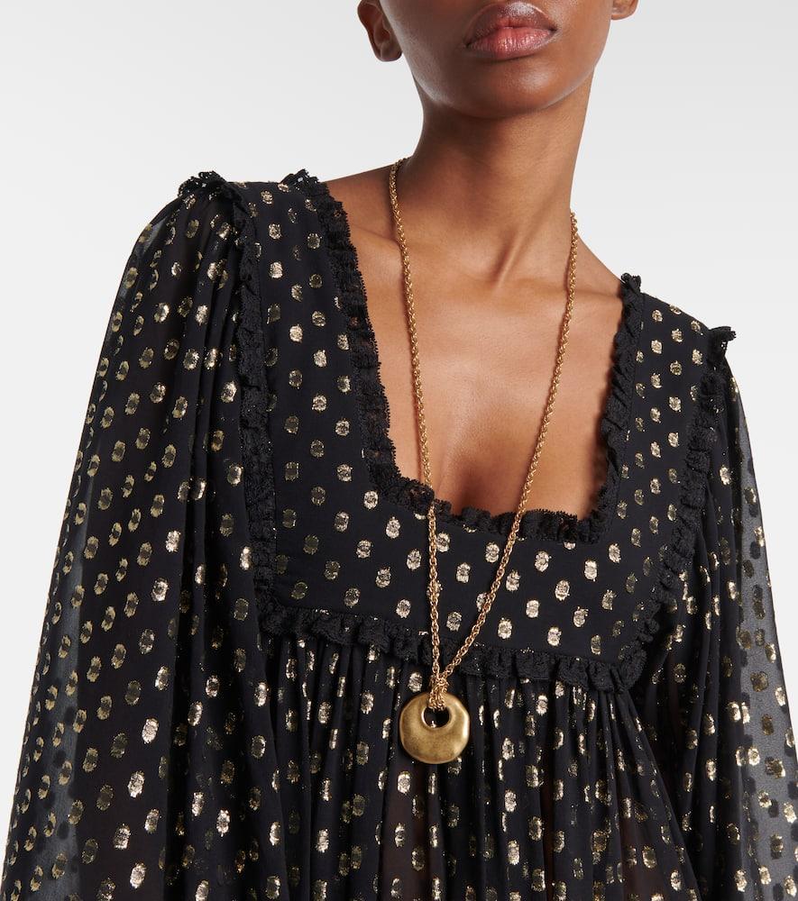 CHLOÉ Eclectic Pendant Necklace In Gold Product Image