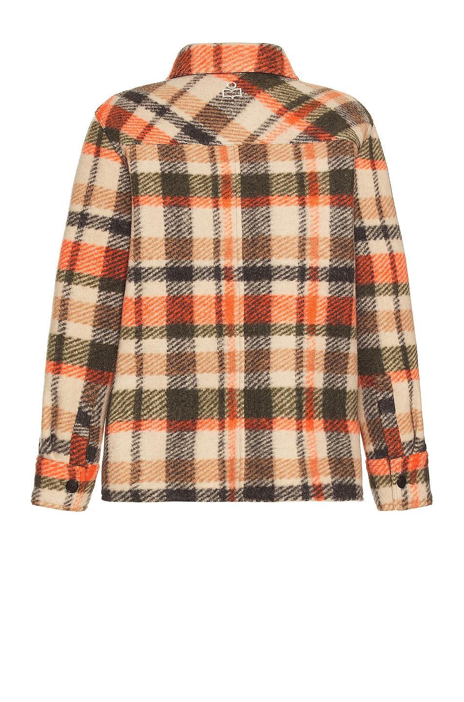Isabel Marant Kervon Overshirt in Orange Product Image
