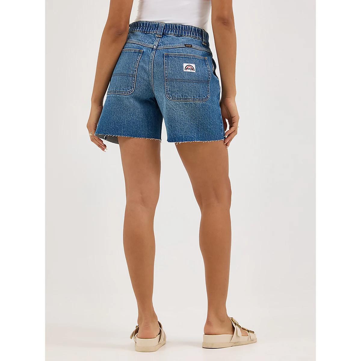 Women's High Rise Carpenter Short in Carolina Product Image