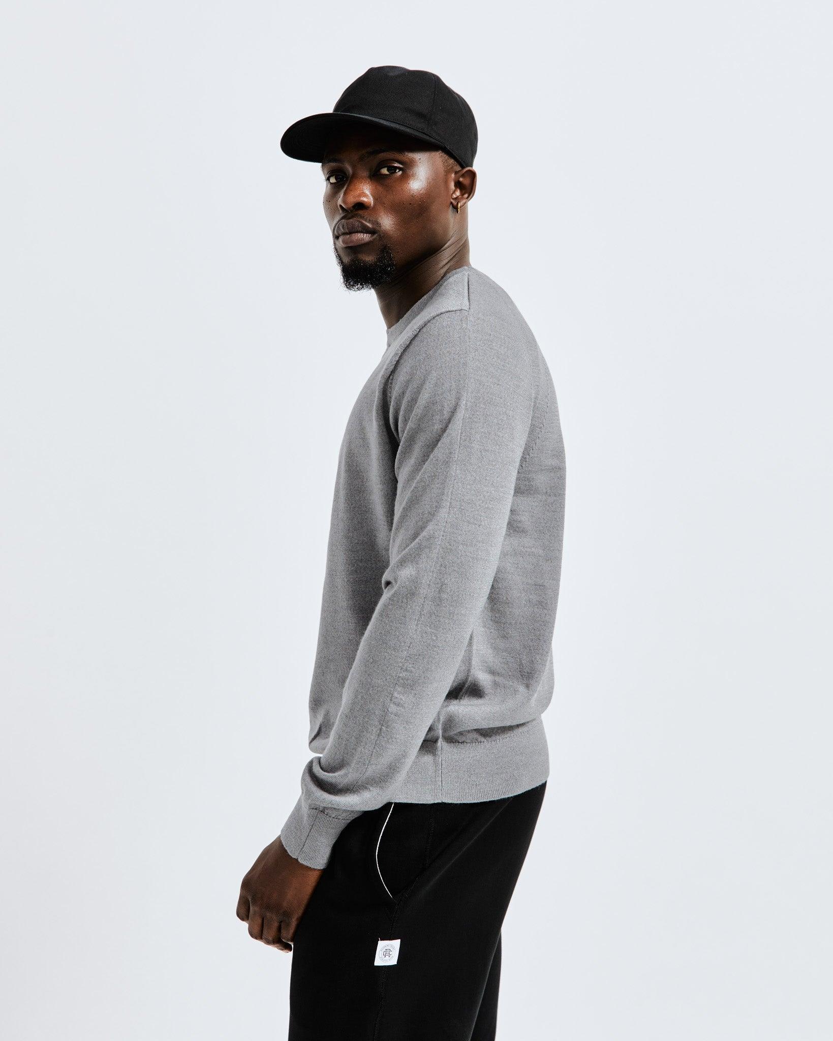 Lightweight Merino Harry Crewneck - Vault Male Product Image