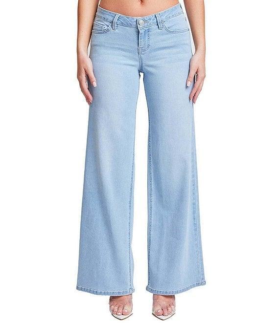 YMI Jeanswear Low Rise Wide Leg Jeans Product Image
