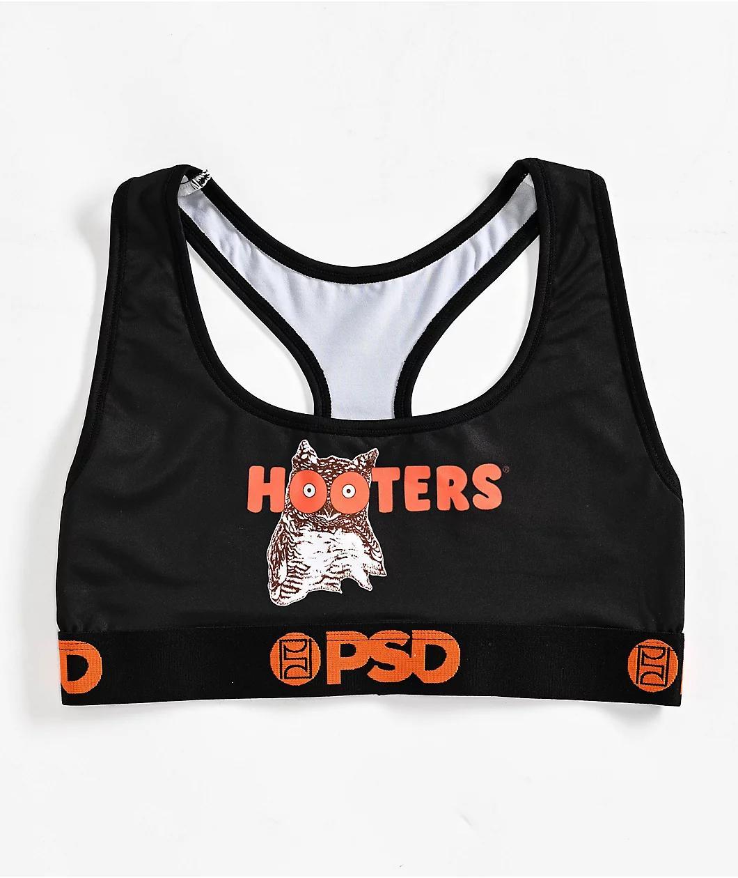 PSD x Hooters Uniform Black Sports Bra Product Image